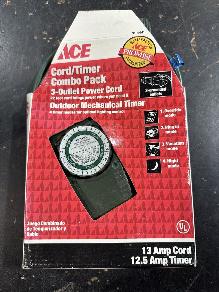 Cord/Timer Combo Pack