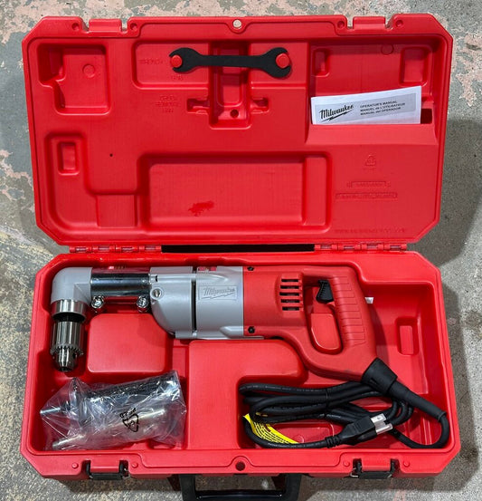 7 Amp Corded 1/2 in. Corded Right-Angle Drill Kit with Hard Case
