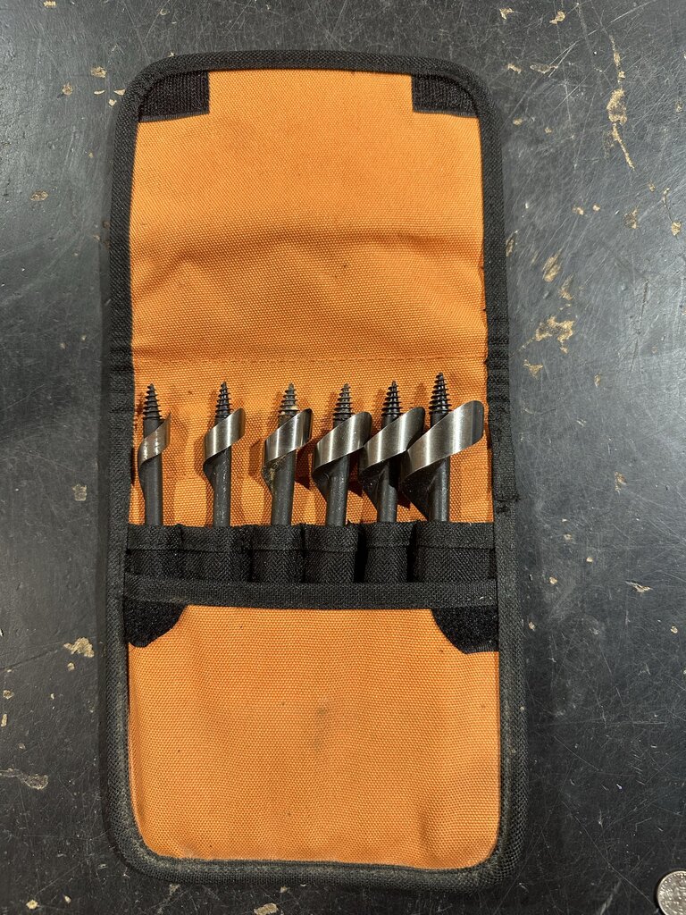 Hex Shank Wood Boring Auger Bit Set