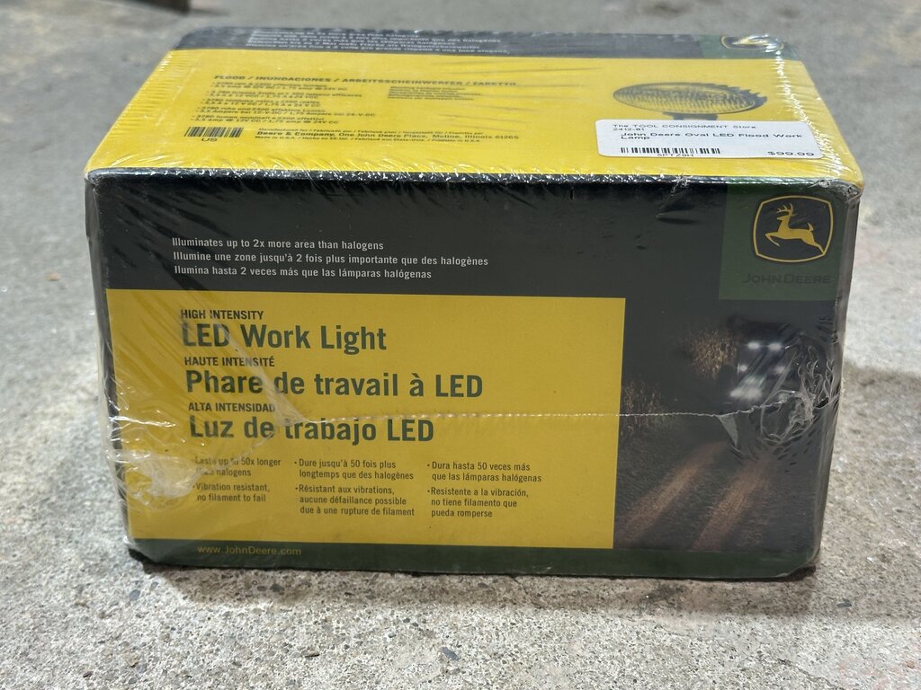 Oval LED Flood Work Lamp