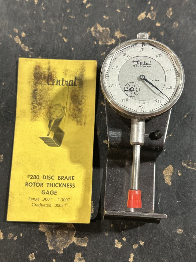 Disc Brake Rotor Thickness Gage Timing Gauge