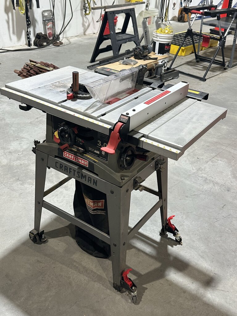 Table Saw on Stand