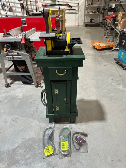 Belt / Disc Sander on Stand with Storage