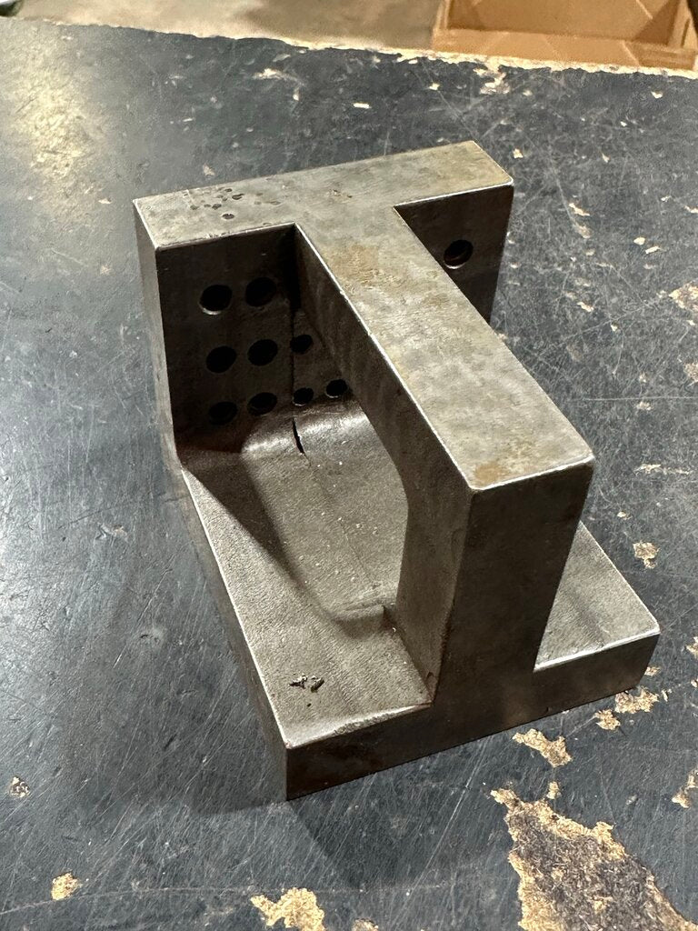 Machinist's Steel Box Angle Plate