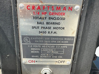 Bench Grinder on Stand