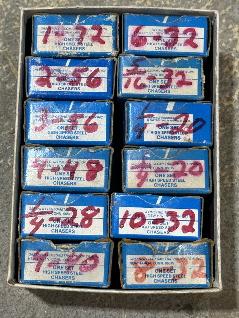DSA Die Heads & Chaser Set Lot