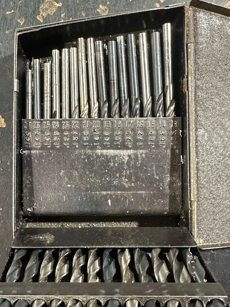 Number Drill Index With Assorted USA Number Drill Bits