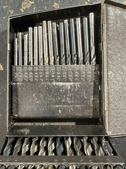 Number Drill Index With Assorted USA Number Drill Bits