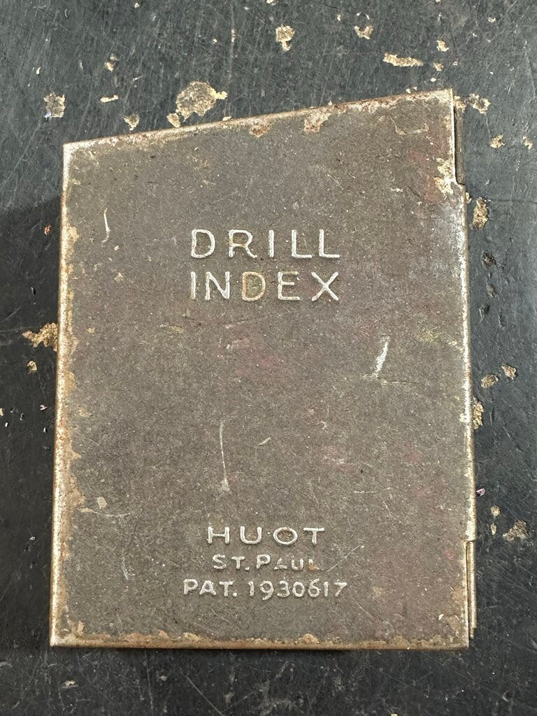 Number Drill Index With Assorted USA Number Drill Bits
