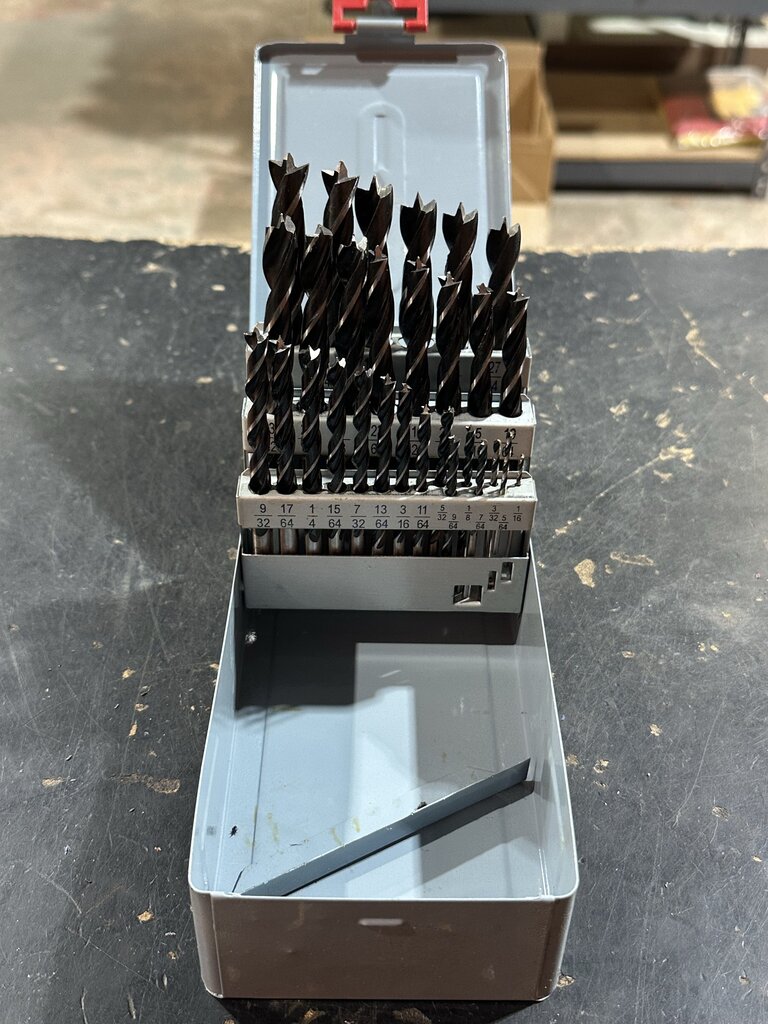 Brad Point Drill Bit Set