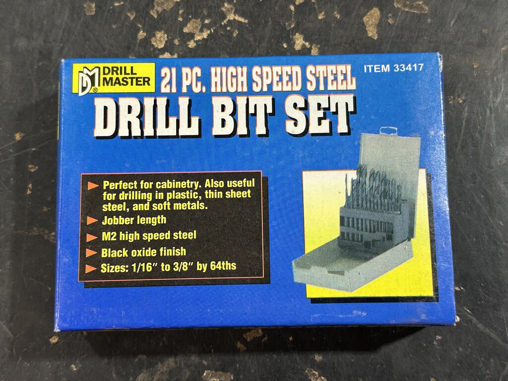 High Speed Steel Drill Bit Set