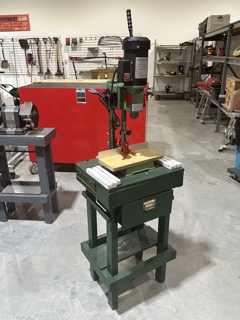 Hollow Chisel Mortiser on Stand