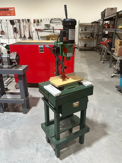 Hollow Chisel Mortiser on Stand