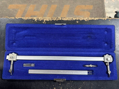 Beam Compass And Trammel Point Set