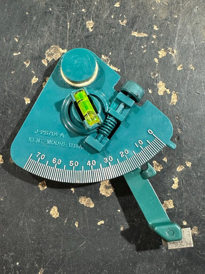 Carburetor Choke Plate Angle Measuring Gauge