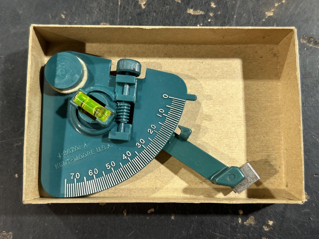 Carburetor Choke Plate Angle Measuring Gauge