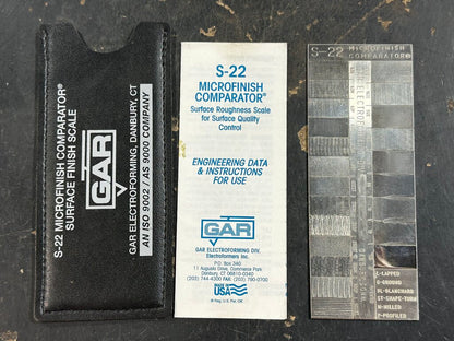 Surface Finish Scale