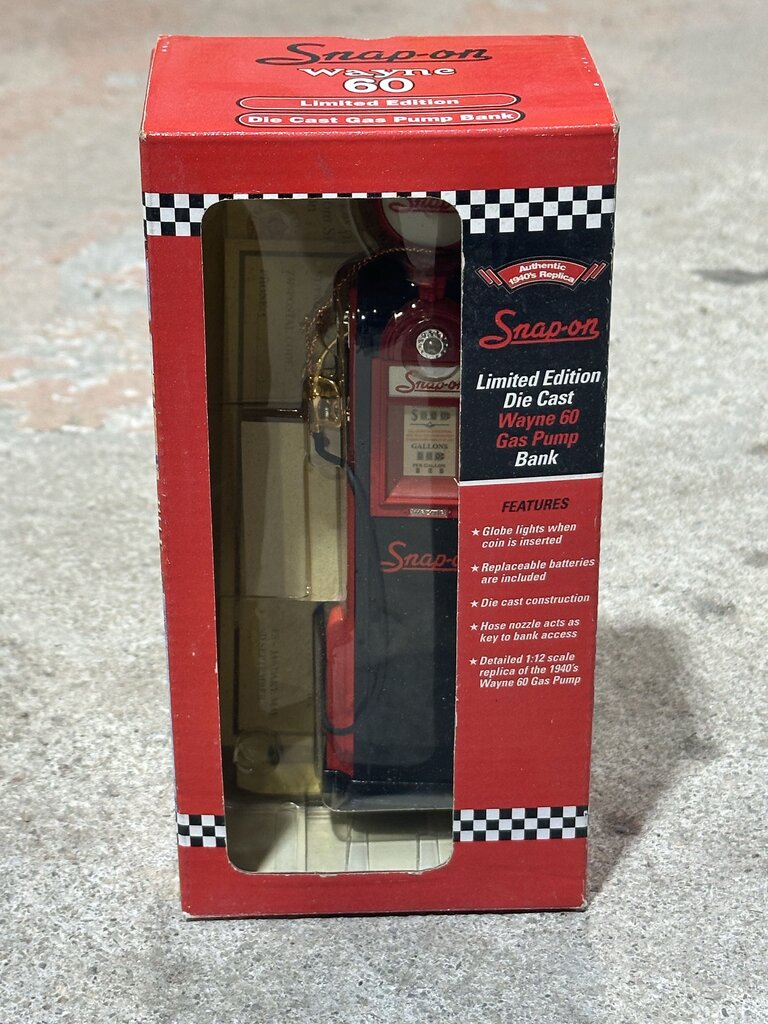 Limited Edition Die Cast Gas Pump Bank