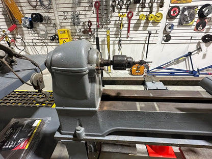 Wood Lathe With Cast Iron Legs