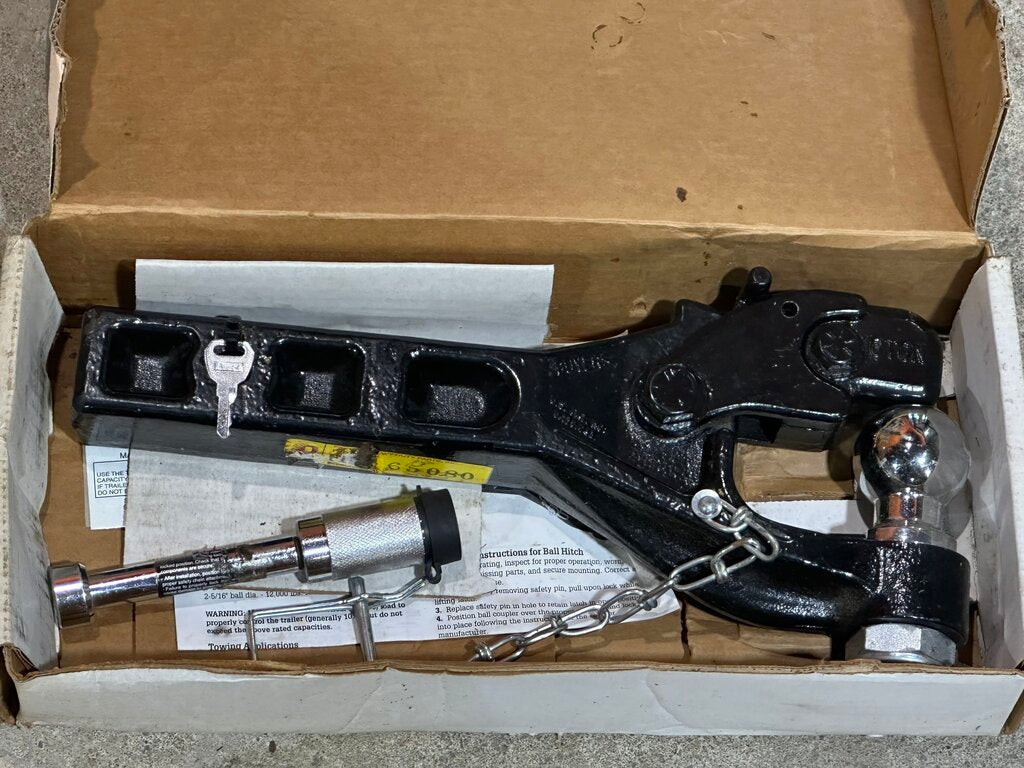 Receiver Mount Combination Ball Hitch