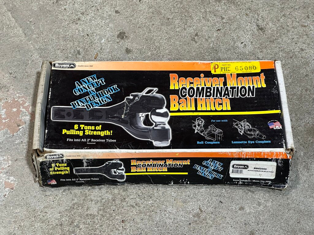 Receiver Mount Combination Ball Hitch