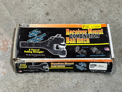 Receiver Mount Combination Ball Hitch