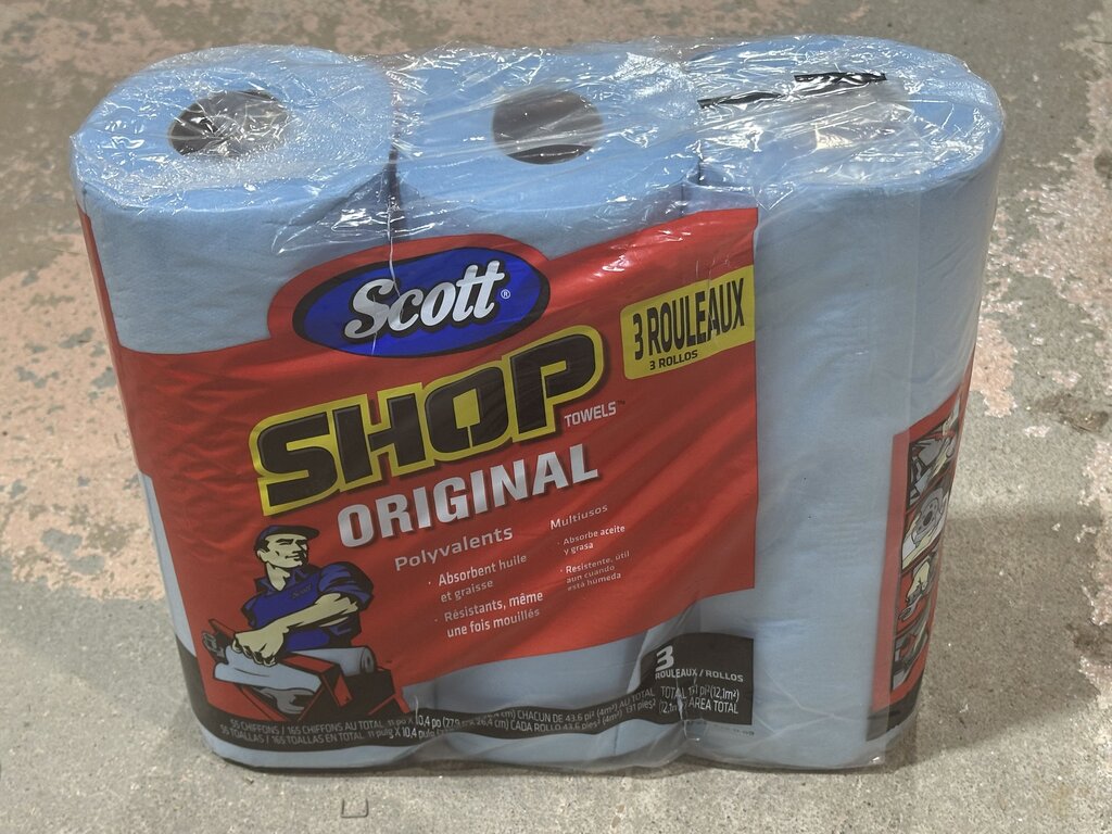 Shop Towel Cleaning Wipes (3-Pack)