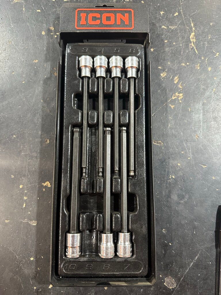 Long Ball End Hex Bit Socket Set
