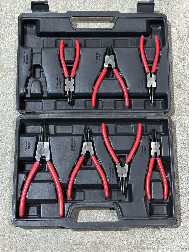 Precision Snap Ring Pliers, 8-Piece