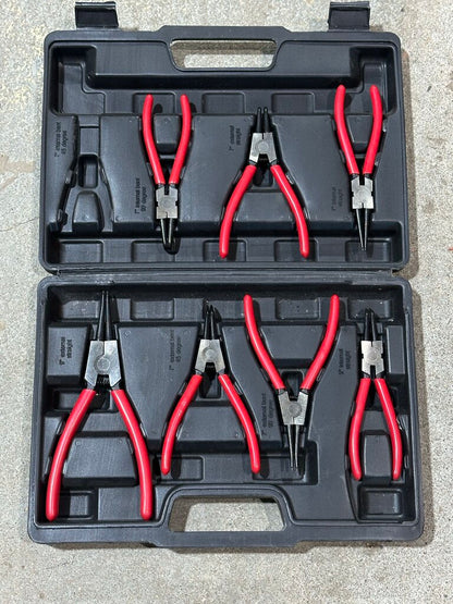 Precision Snap Ring Pliers, 8-Piece