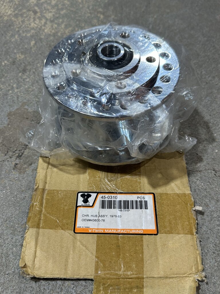Chrome Front Wheel Hub