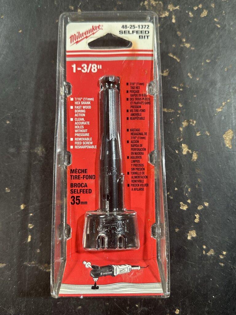 High-Speed Steel Self-Feed Bit