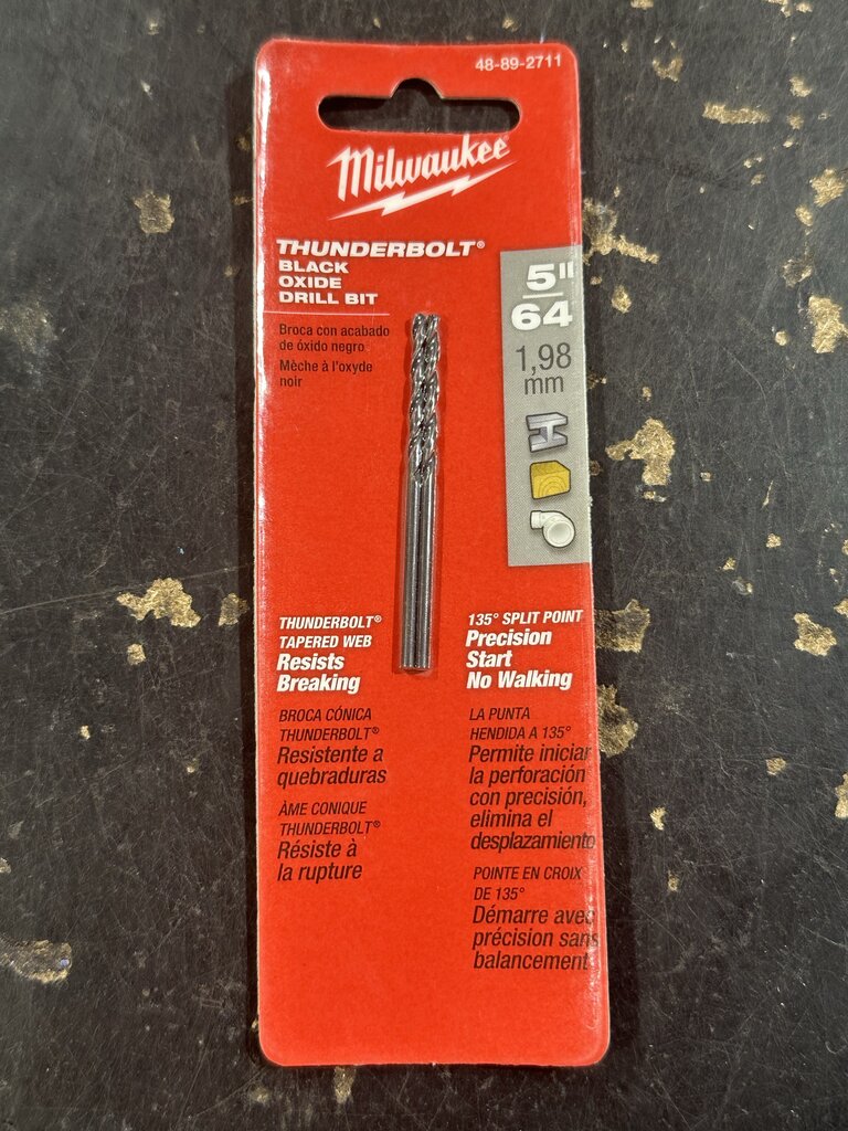 Black Oxide Drill Bit 2-Pack