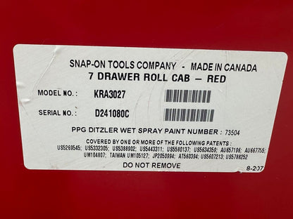 7-Drawer Roll Cab