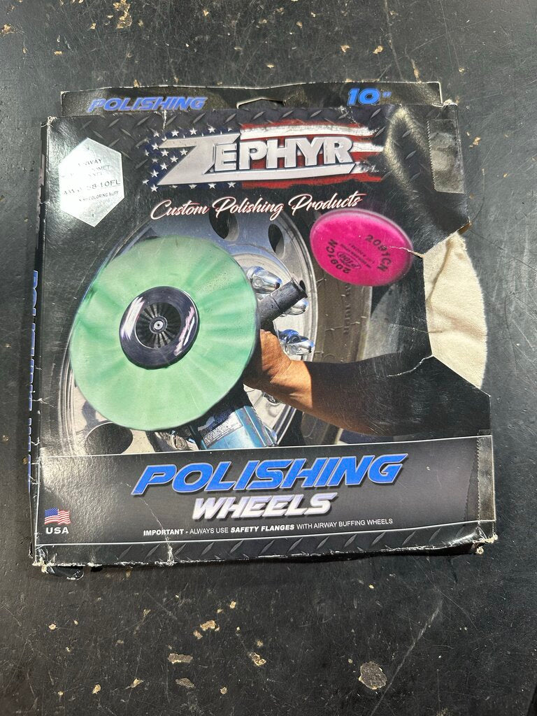 White Domet Flannel Airway Buffing Wheel