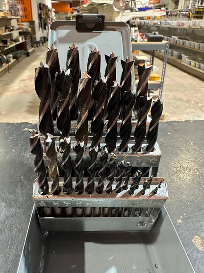Brad Point Wood Drill Bit Set