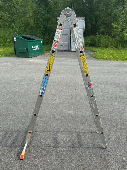 Articulating Multi-Purpose Aluminum Ladder