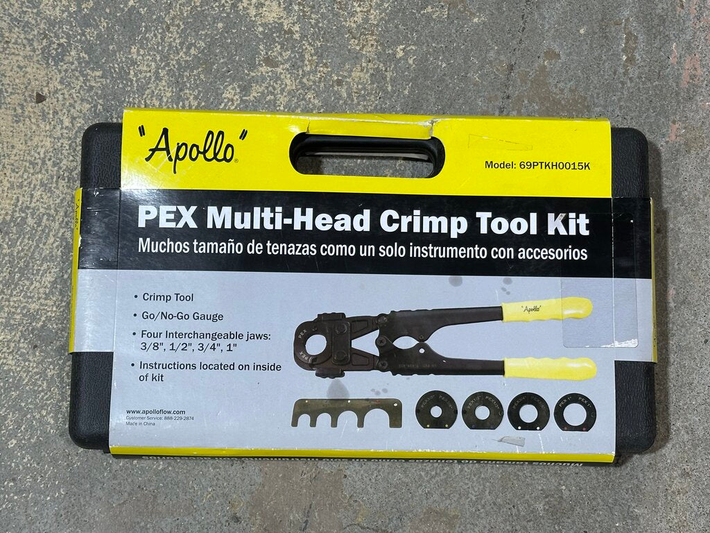 Multi-Head PEX-B Crimp Tool Kit