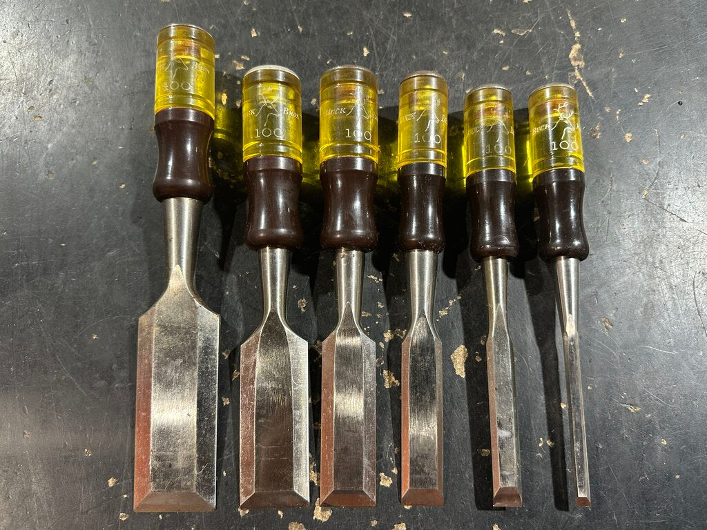 Beveled Edge Wood Chisel Set
