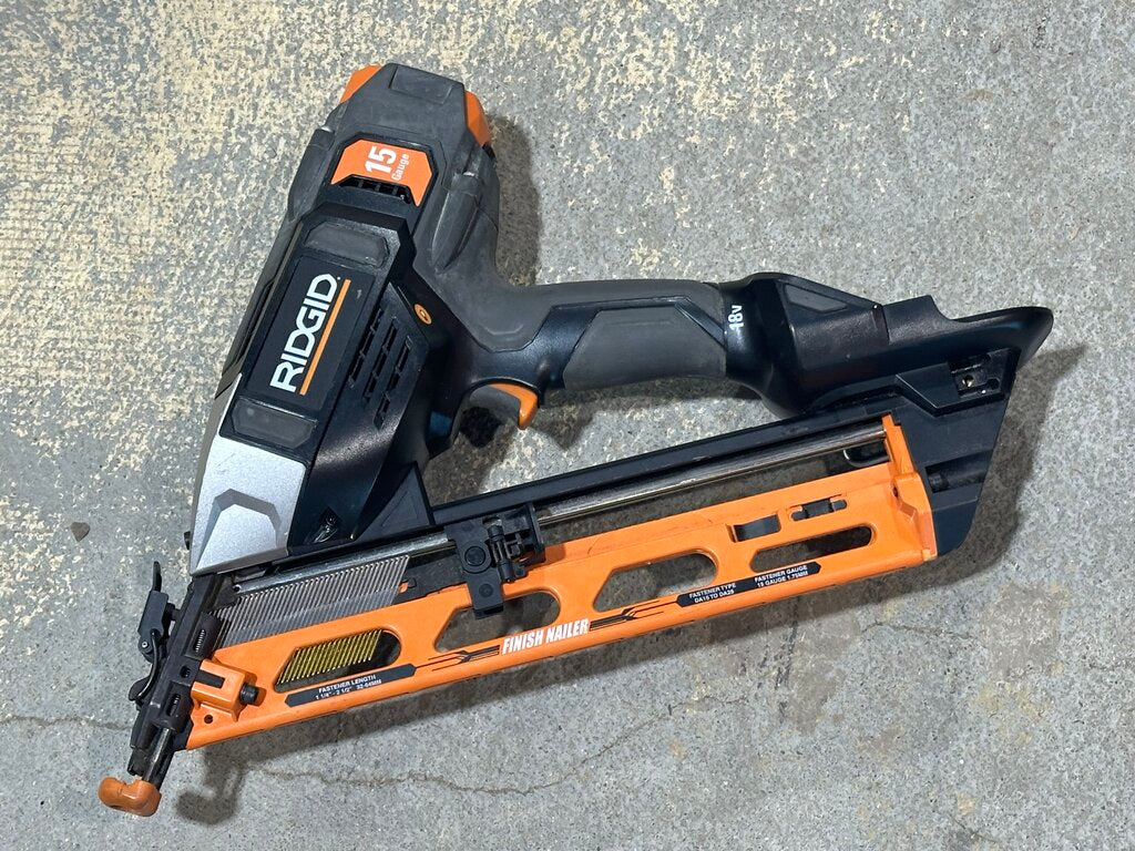 Cordless 15-Gauge Angled Finish Nailer