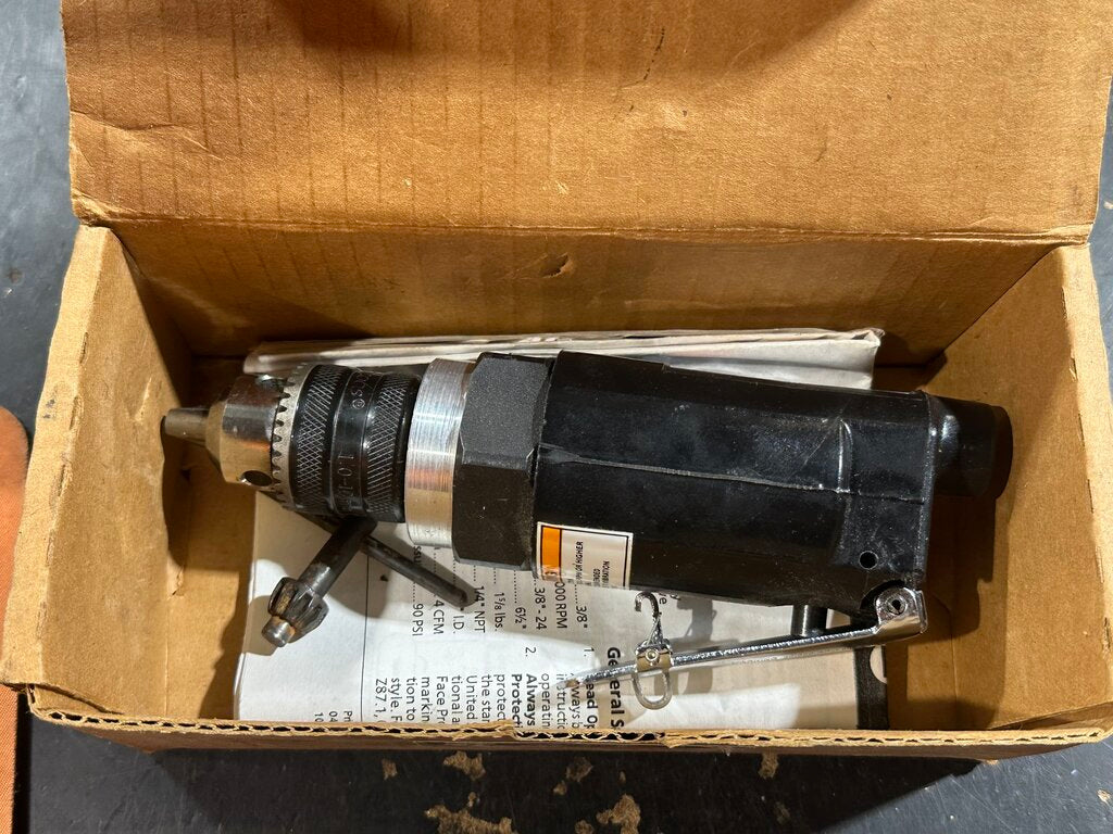 Straight-Handle Pneumatic Drill