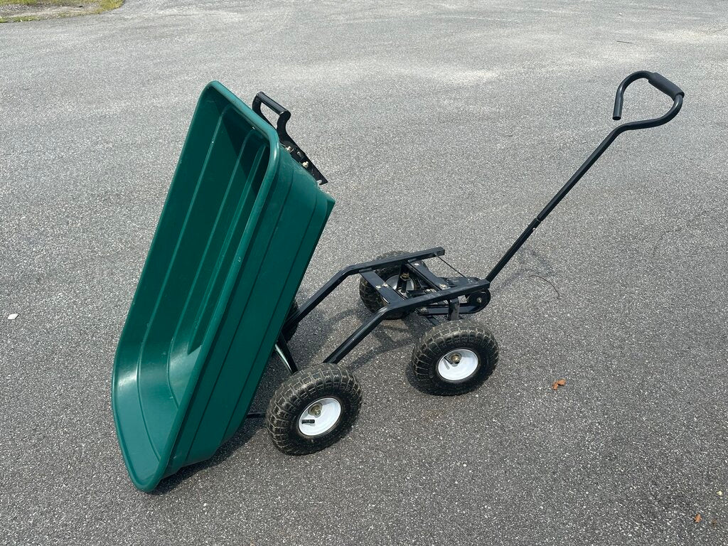 Poly Garden Dump Cart Wagon