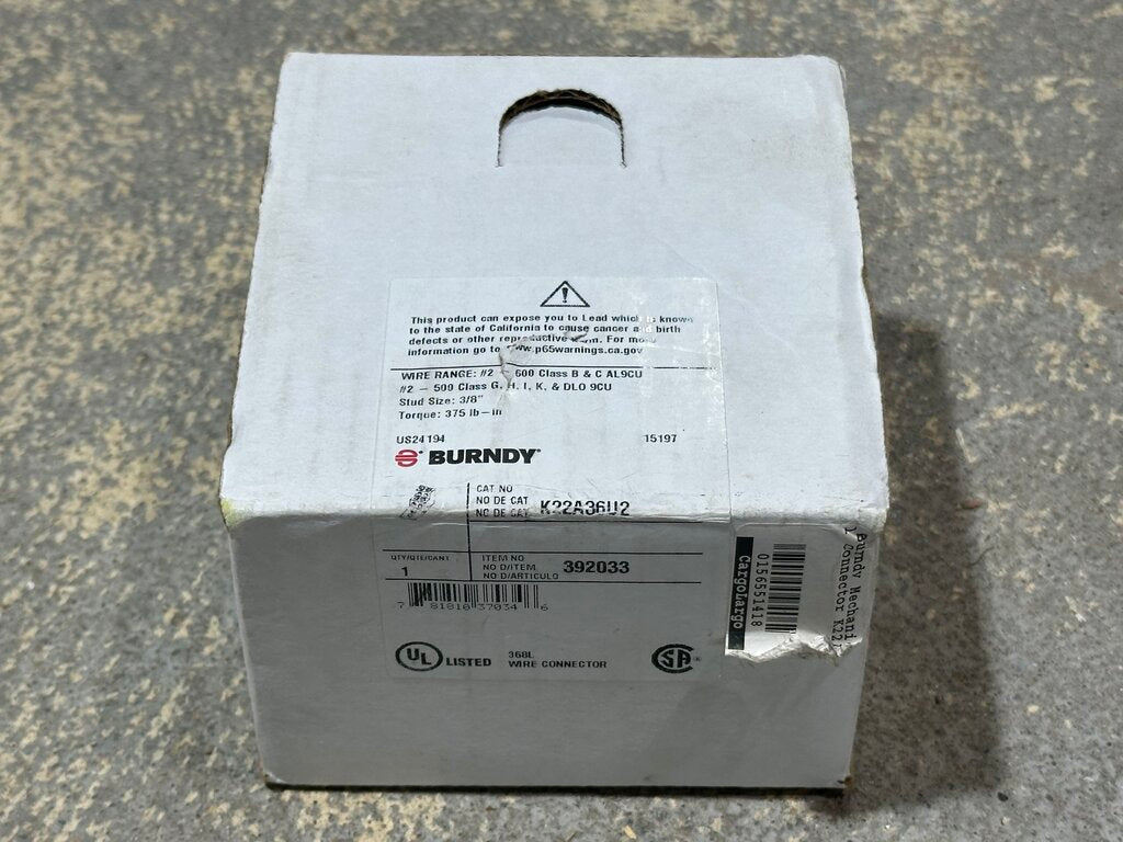 Aluminum/Copper 2-Hole Terminal