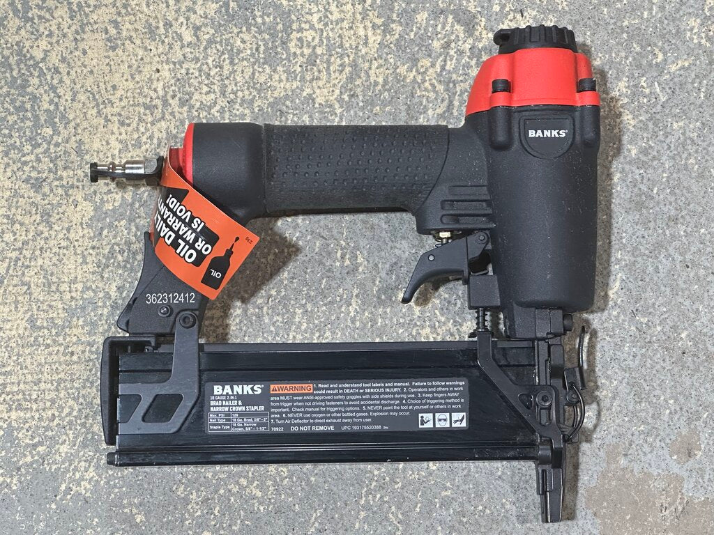 Pneumatic Brad Nailer / Narrow Crown Stapler
