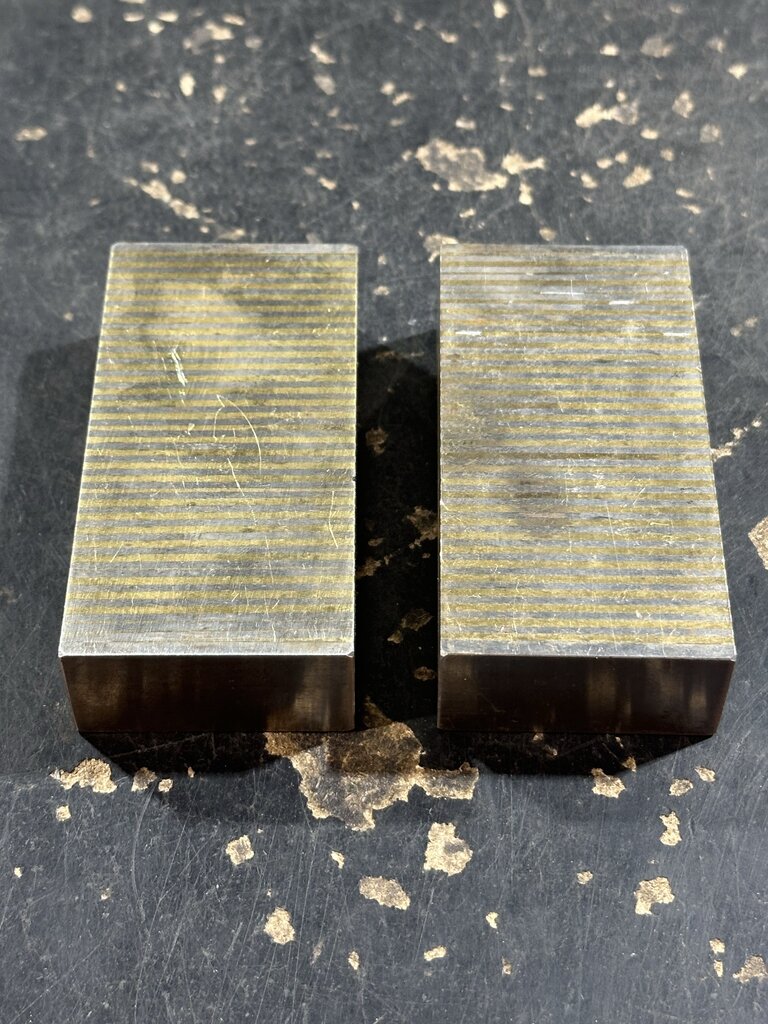 Matched Pair of Laminated Magnetic Chuck Blocks