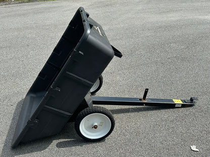 Tow-Behind Poly Utility Dump Cart