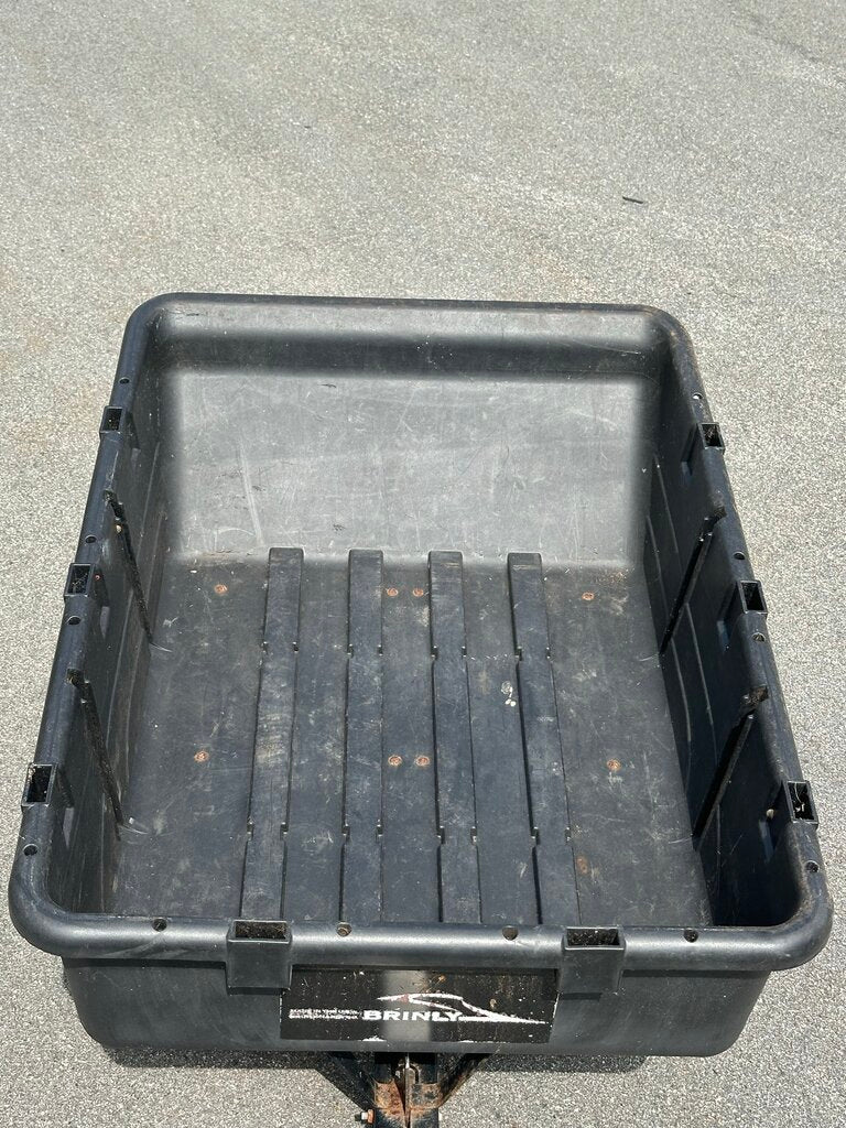 Tow-Behind Poly Utility Dump Cart