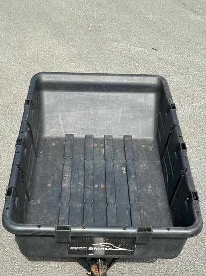 Tow-Behind Poly Utility Dump Cart