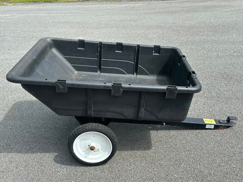 Tow-Behind Poly Utility Dump Cart