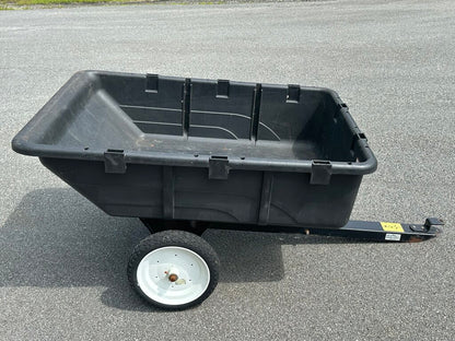Tow-Behind Poly Utility Dump Cart